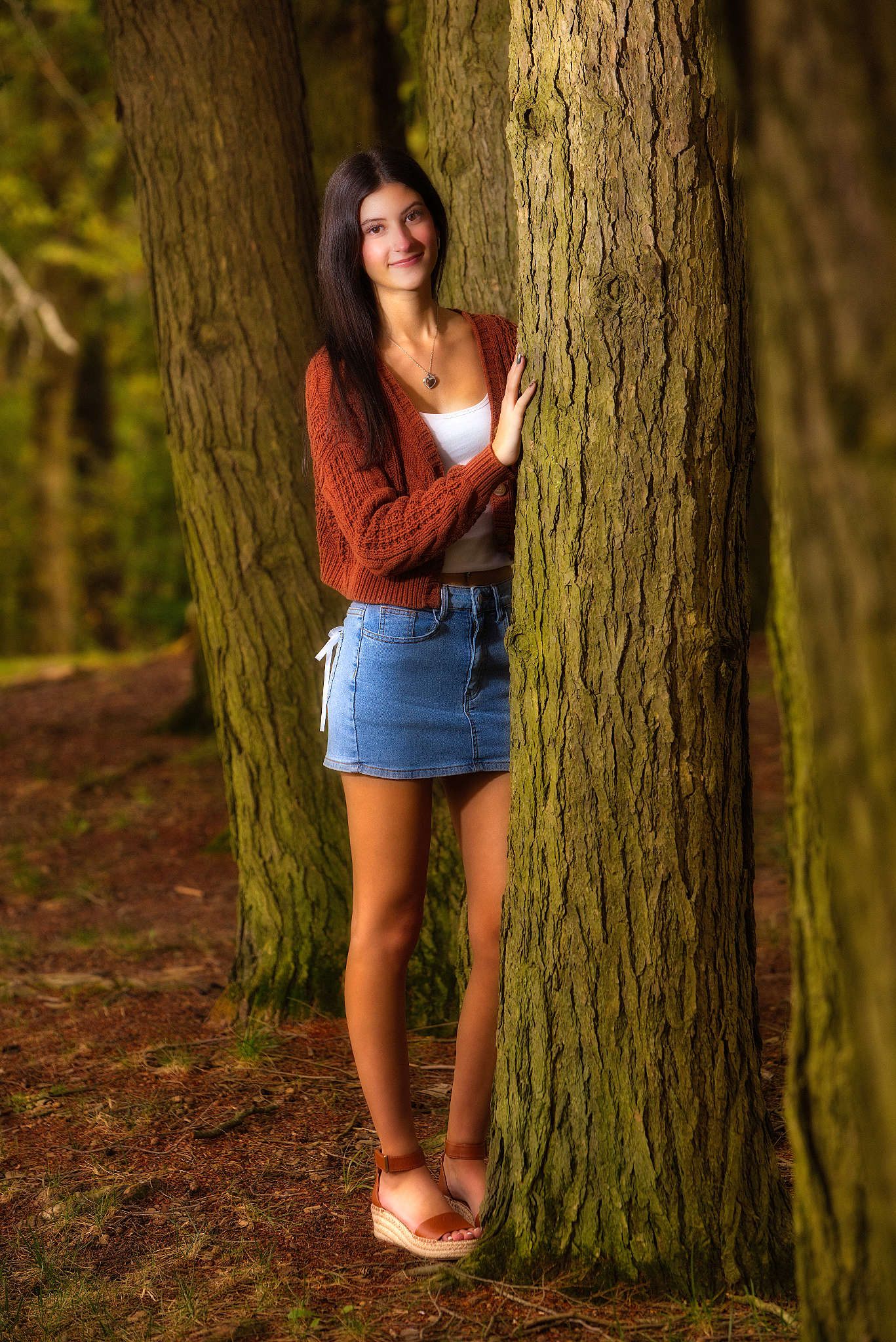 Senior portrait — Elle among wildflowers